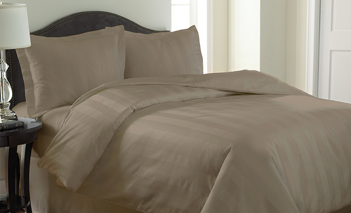 demask comforter set white